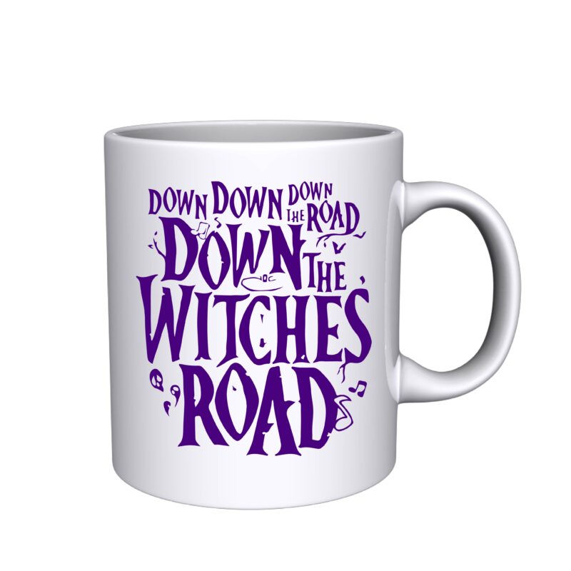 Down the witches road mug - des 1