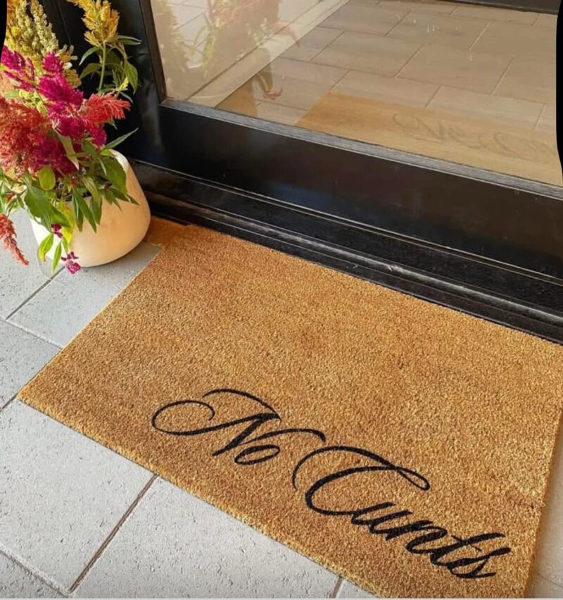 No Cunts Door mat