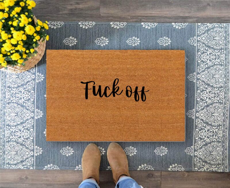 Fuck Off Door Mat