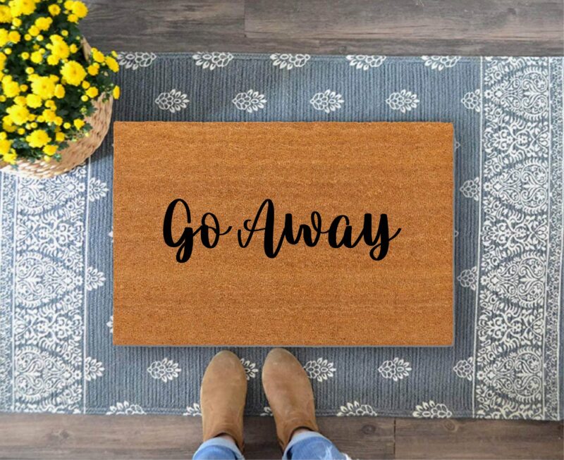 Go Away Door Mat